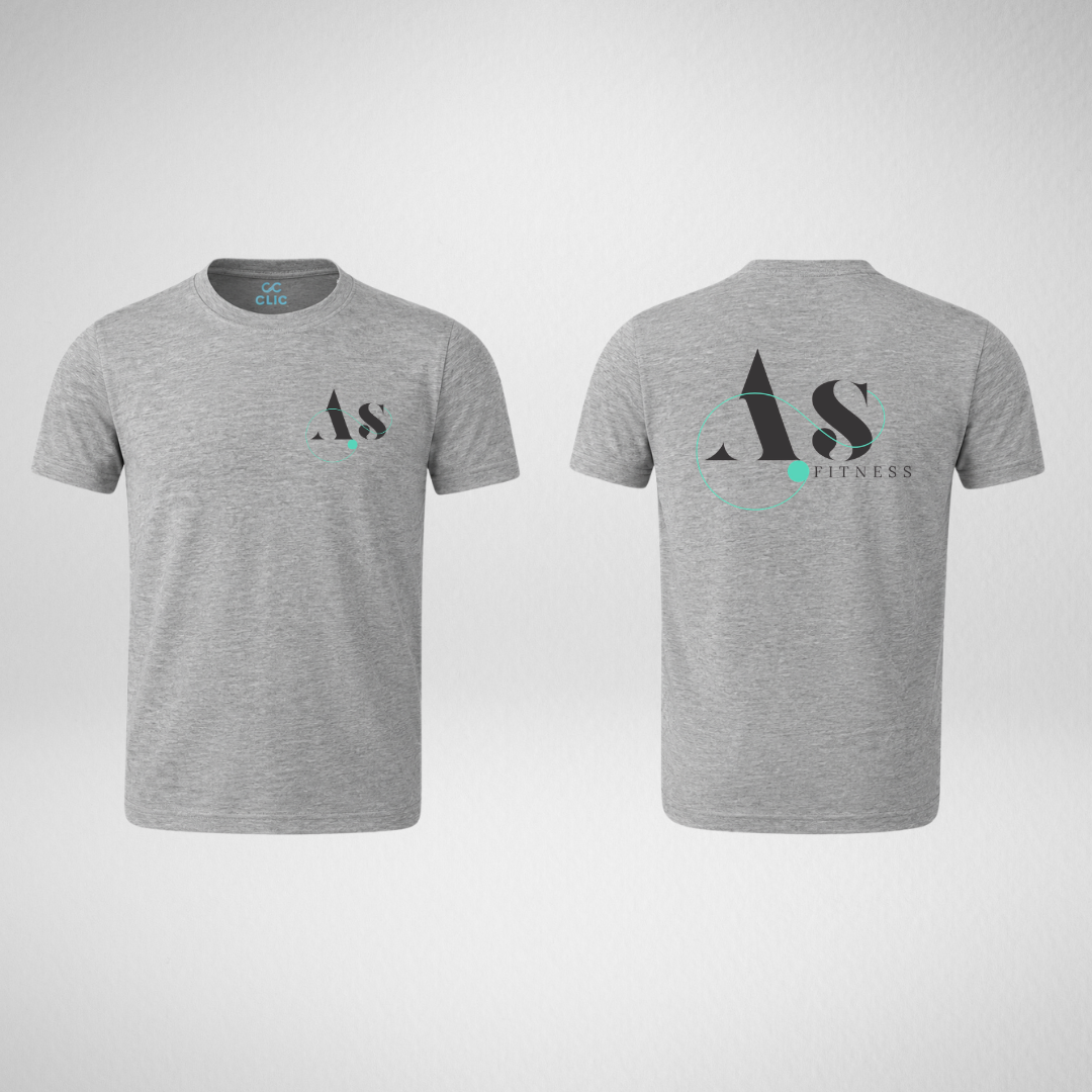 AS Fitness Grey Premium Stretch T-Shirt