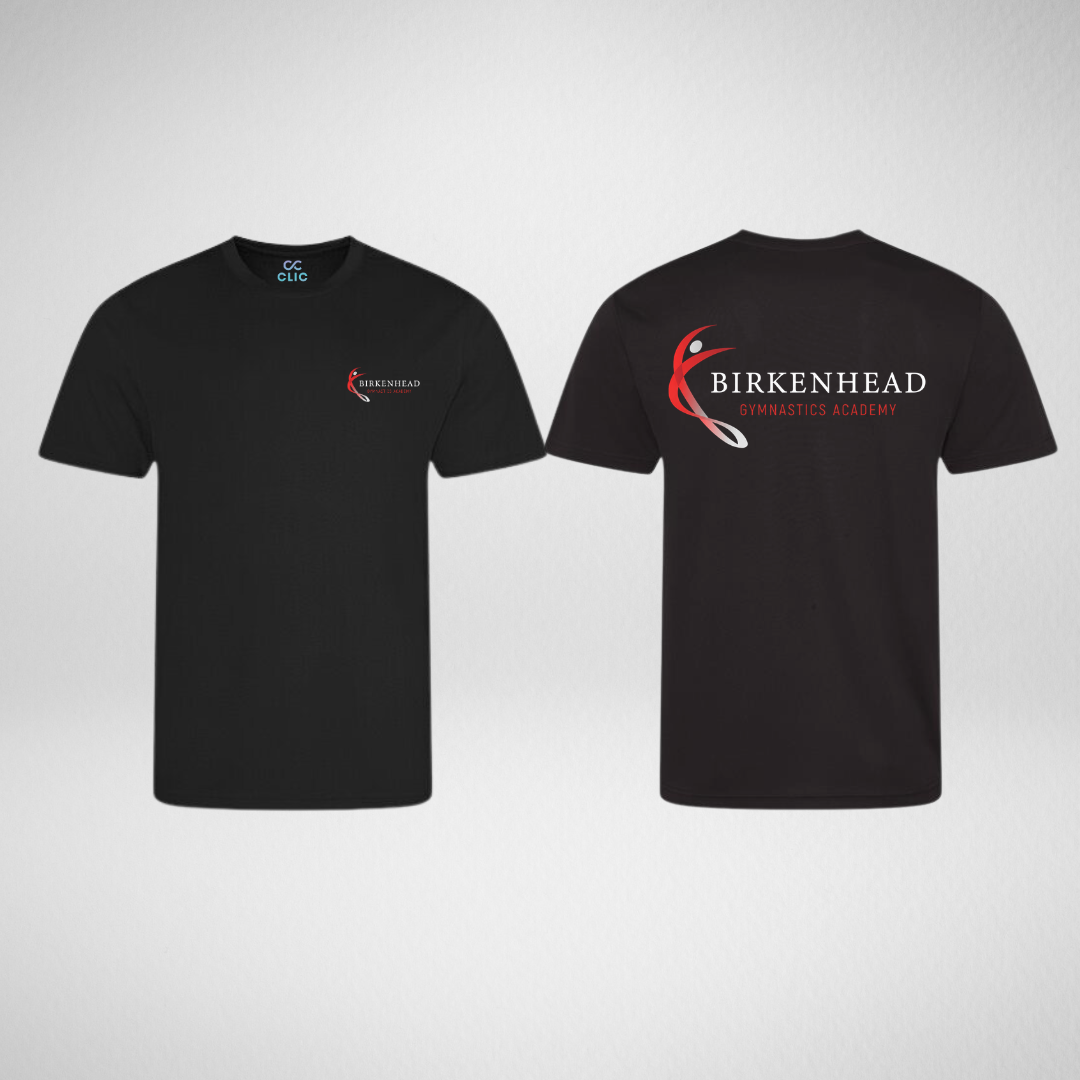 Birkenhead Gymnastics Academy Black Dri Fit T-shirt