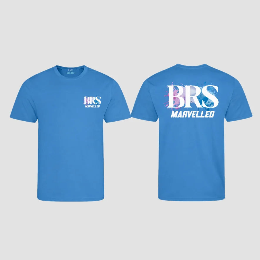 BRS-Dance Ltd Marvelled Cornflower Blue Dri Fit T-shirt