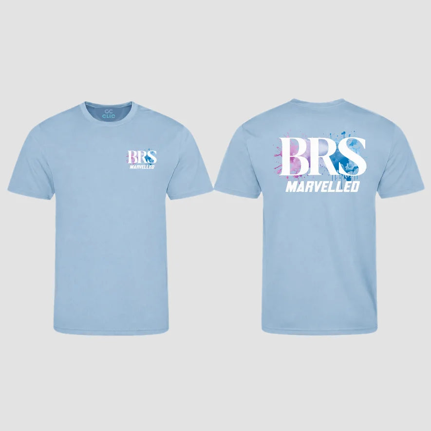 BRS-Dance Ltd Marvelled Sky Blue Dri Fit T-shirt