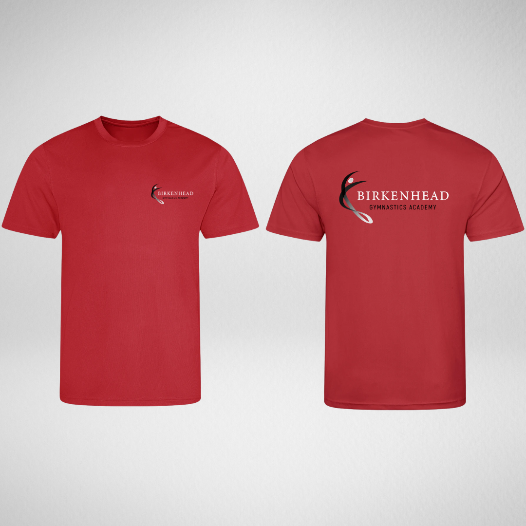 Birkenhead Gymnastics Academy Red Dri Fit T-shirt