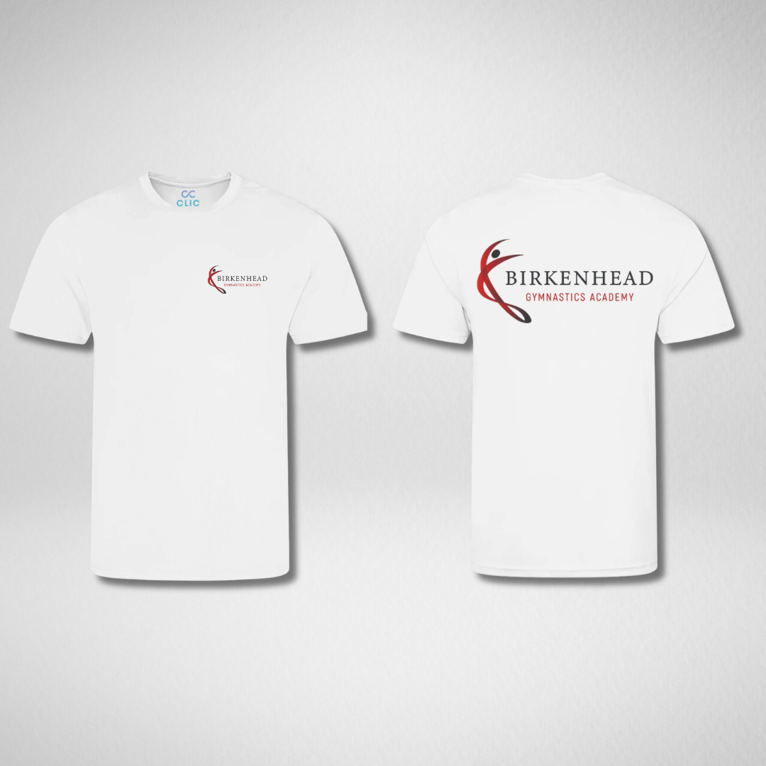 Birkenhead Gymnastics Academy White Dri Fit T-shirt