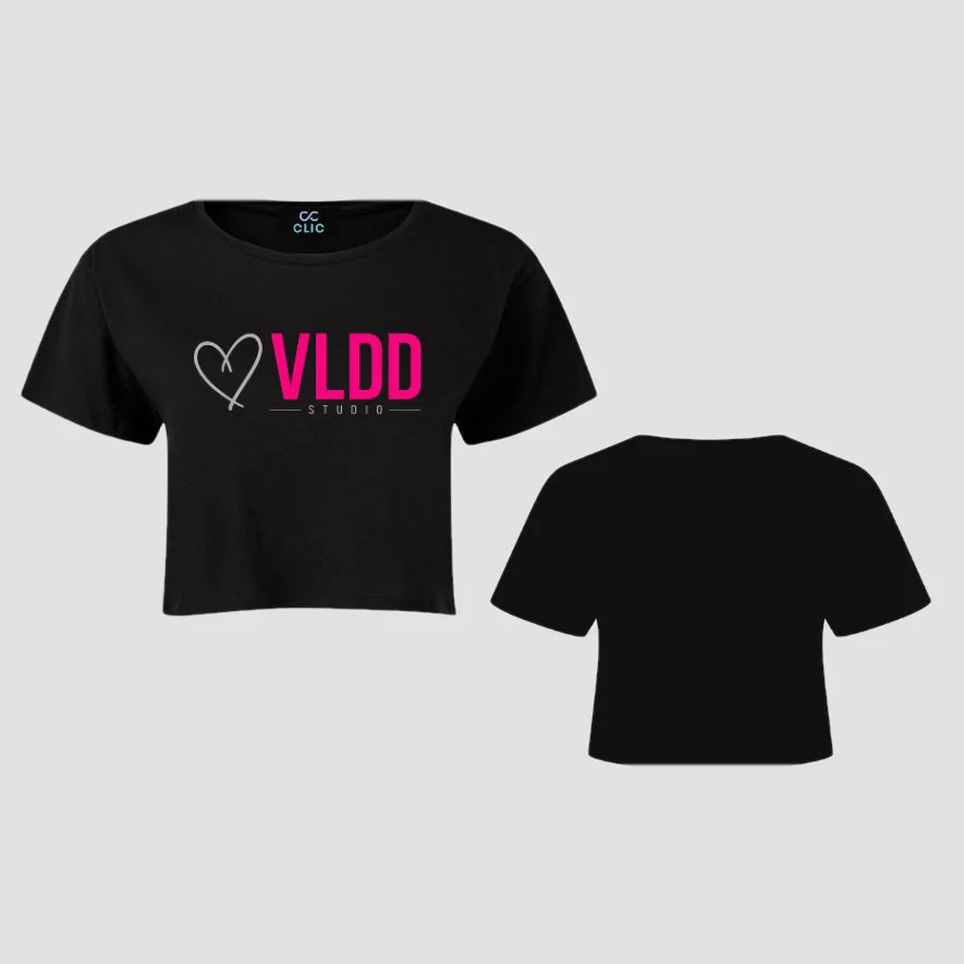 VLDD Studio Black Cropped T-shirt