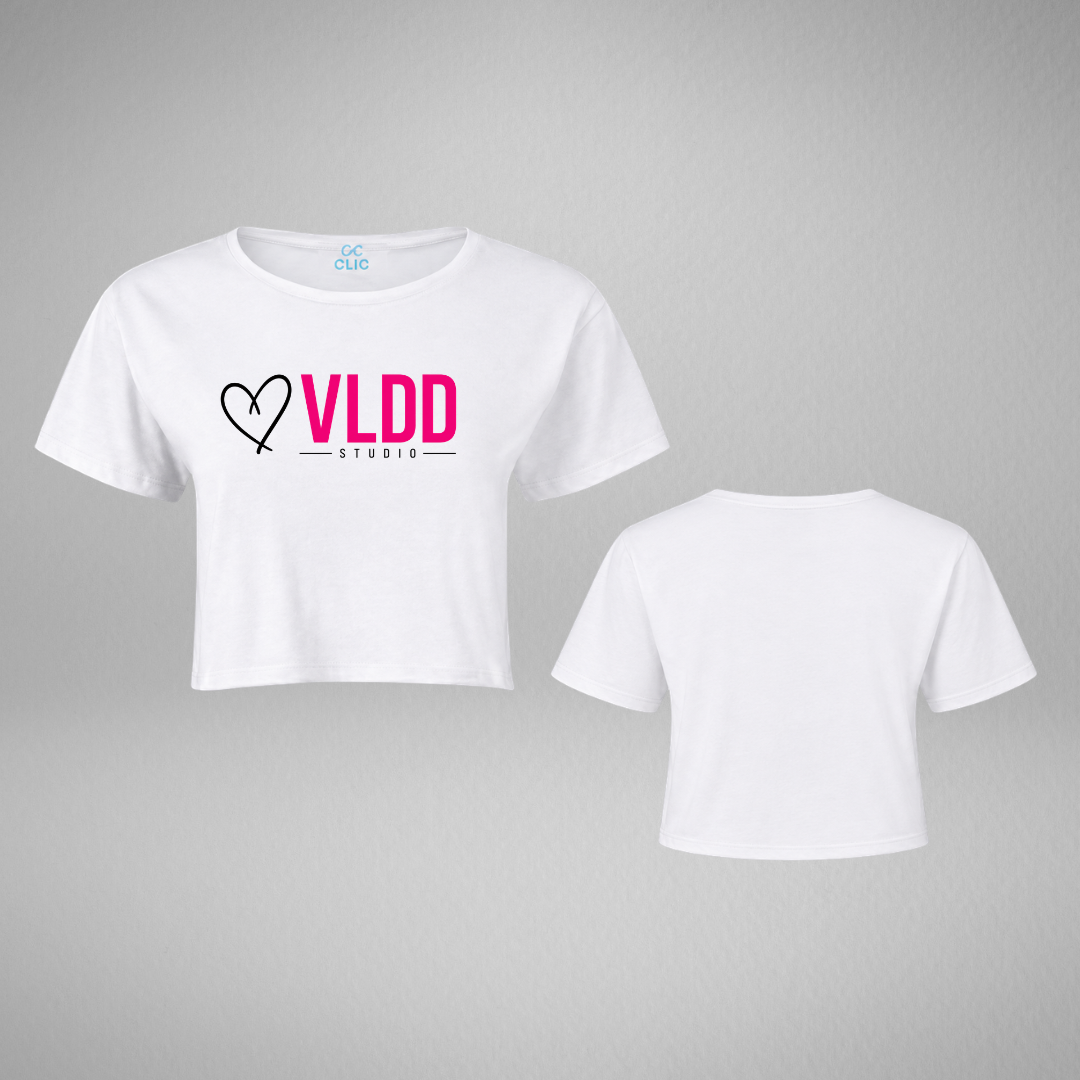 VLDD Studio White Cropped T-shirt