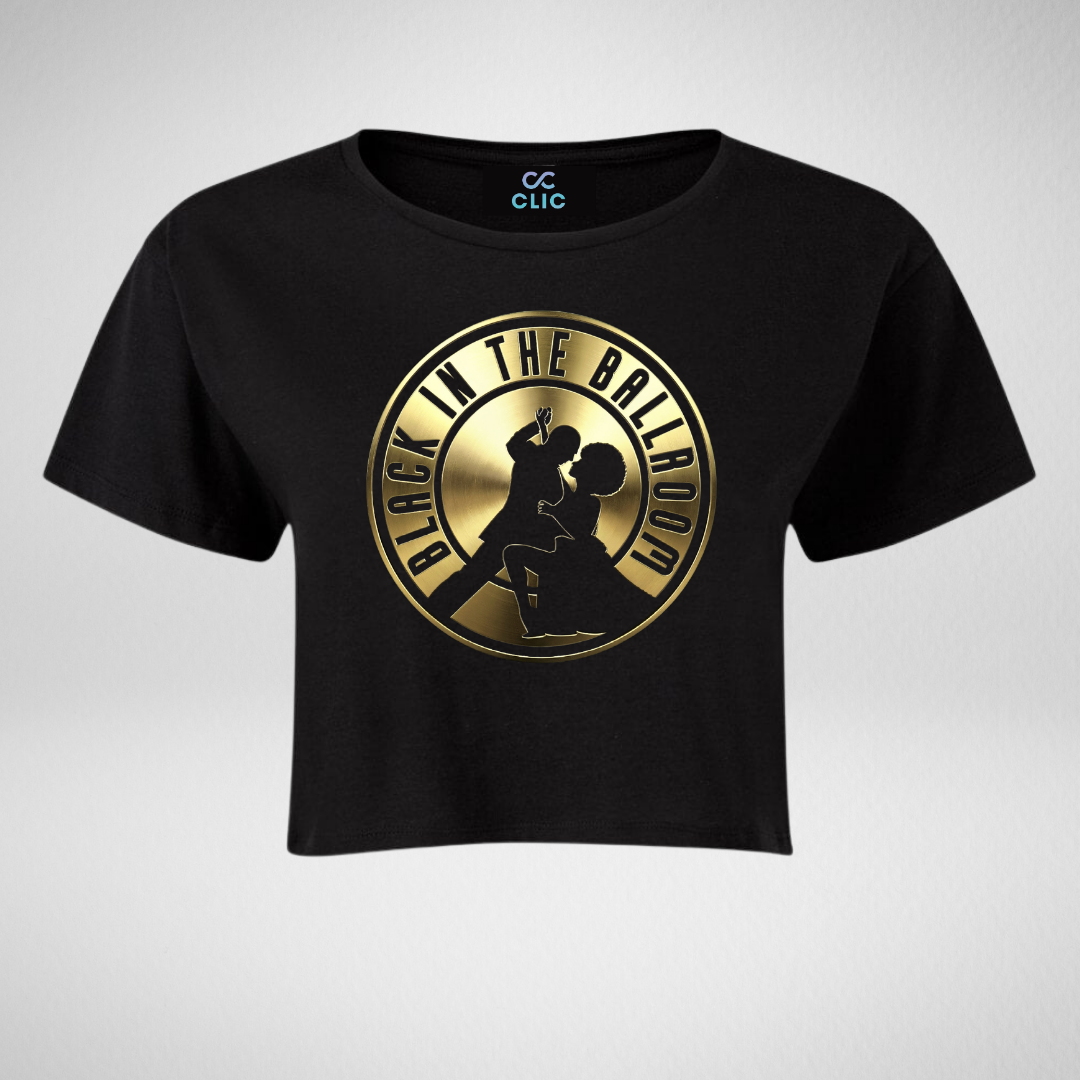 Black in The Ballroom CIC Cropped T-shirt