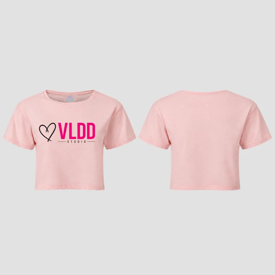VLDD Studio Pink Cropped T-shirt