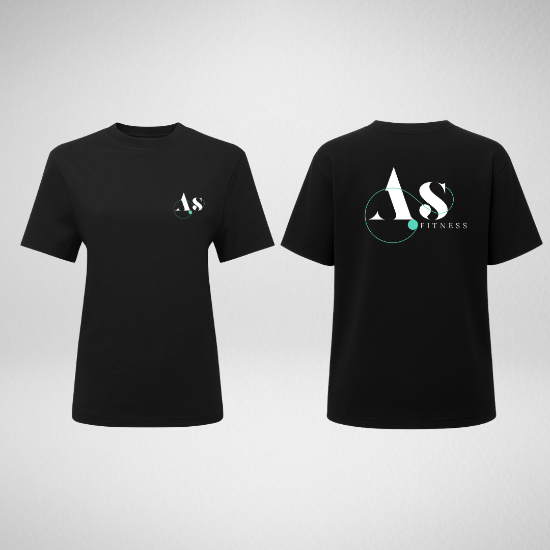 AS Fitness Black Boxy T-Shirt