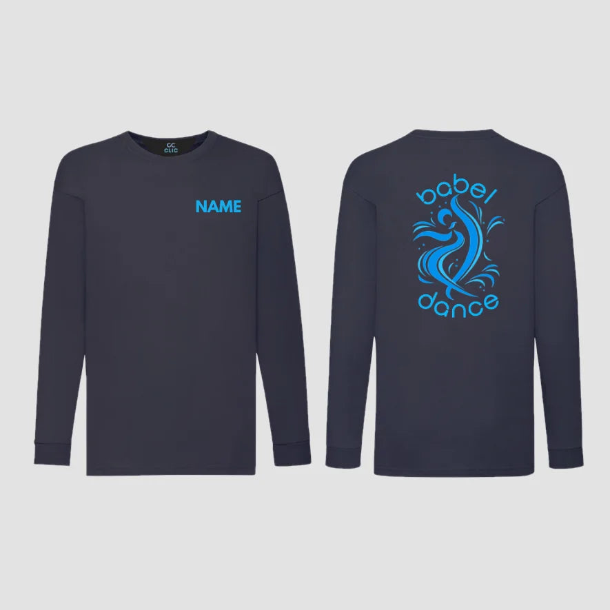 Babel School of Dance Navy Long Sleeve T-shirt