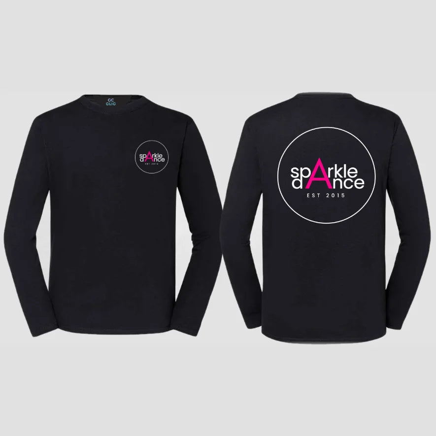 Sparkle Dance Studios Pink Long Sleeve T-shirt