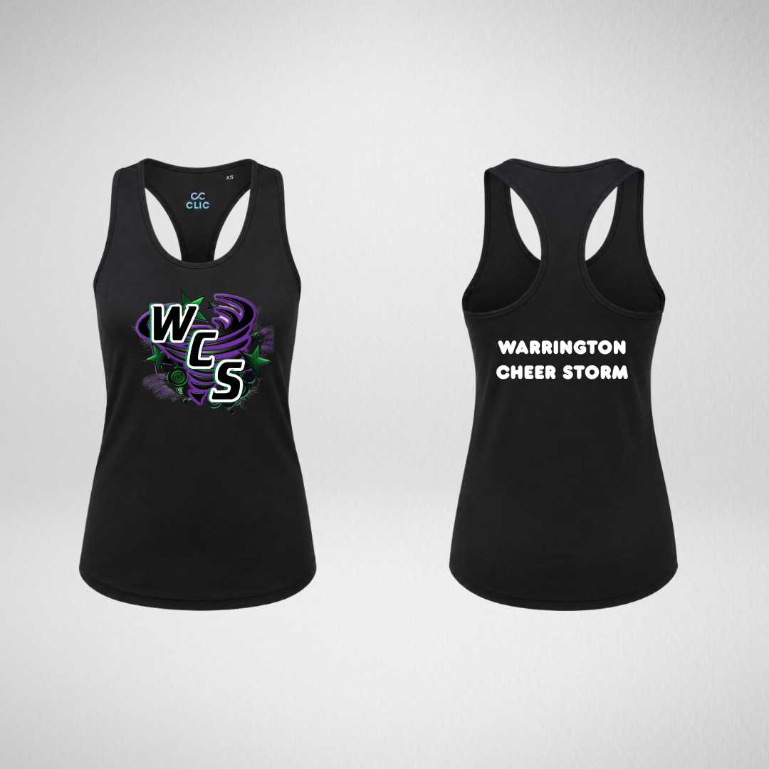 Warrington Cheer Storm Racerback Vest