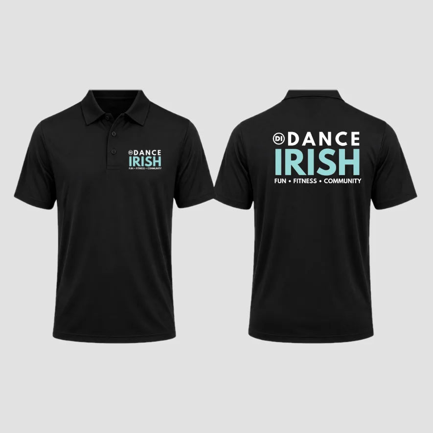 Dance Irish Blue Dri Fit Polo Shirt
