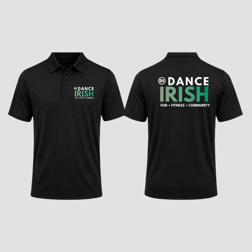 Dance Irish Green Dri Fit Polo Shirt