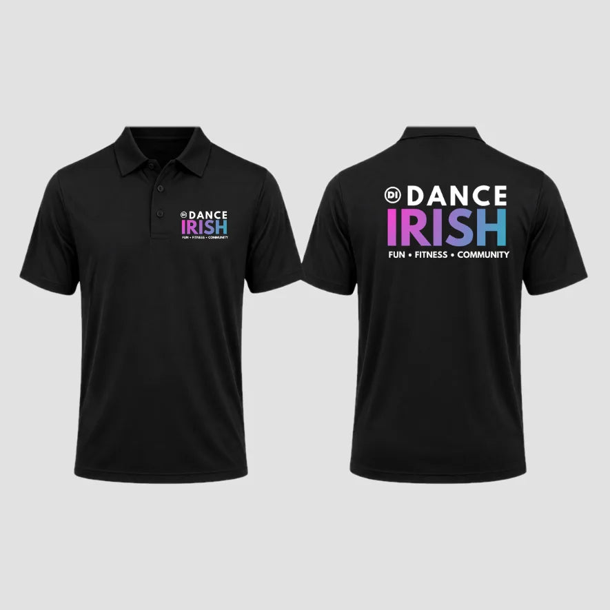 Dance Irish Pink Dri Fit Polo Shirt