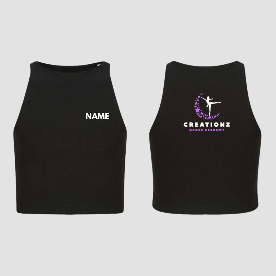 Creationz Dance Academy Cropped Tank Vest