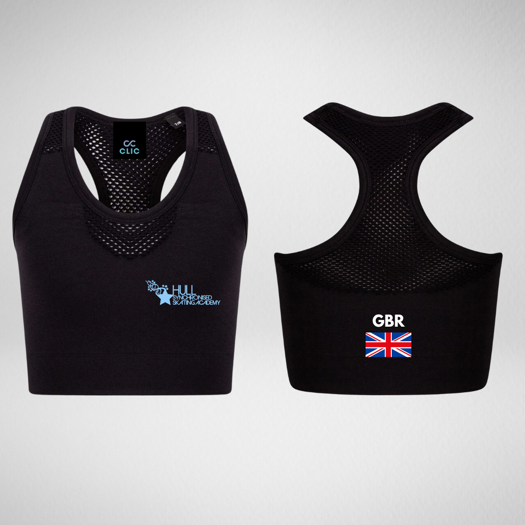Hull Synchronised Skating Academy Seamless Crop Top
