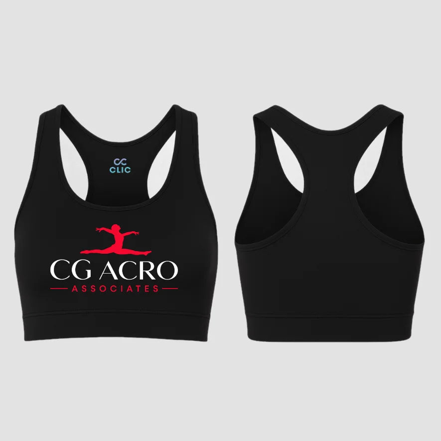 CG Acro Associates Racerback Crop Top