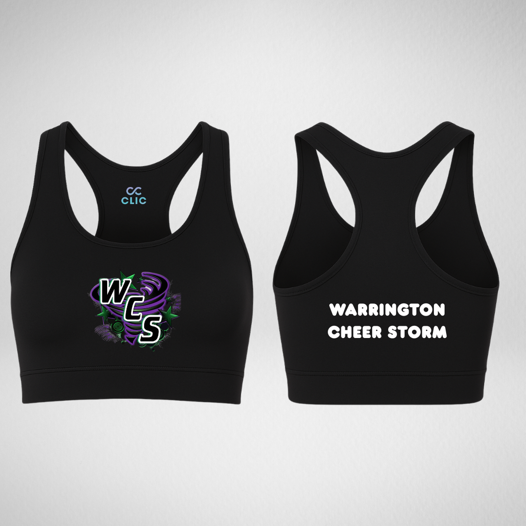 Warrington Cheer Storm Racerback Crop Top