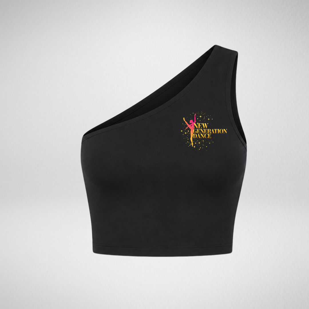 New Generation Dance One Shoulder Crop Top