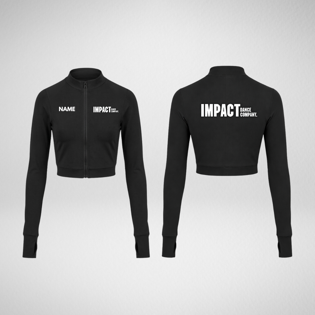 IMPACT Dance Company Full Zip Crop Jacket