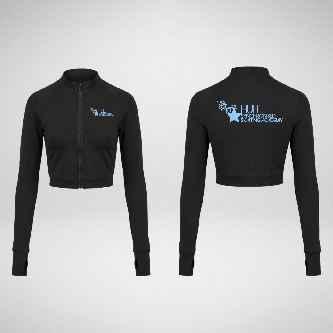 Hull Synchronised Skating Academy Full Zip Crop Jacket