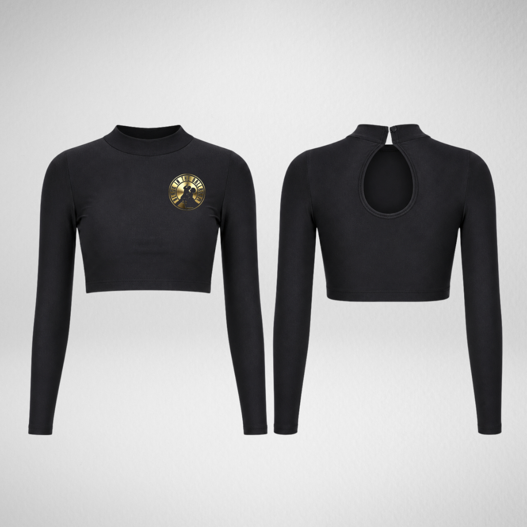 Black in The Ballroom CIC Turtle Neck 34 Sleeve Top
