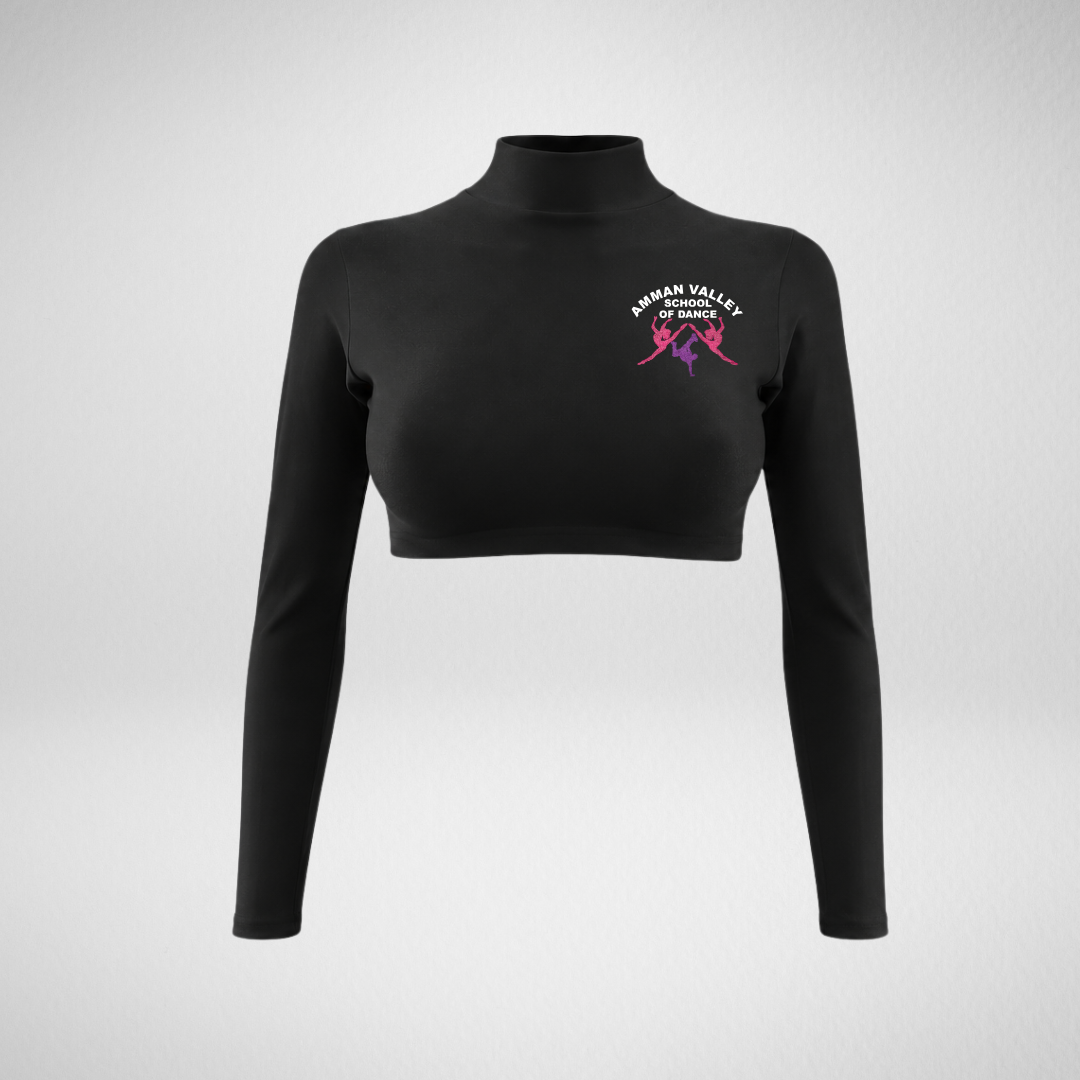 Amman Valley School of Dance High Neck Crop Top