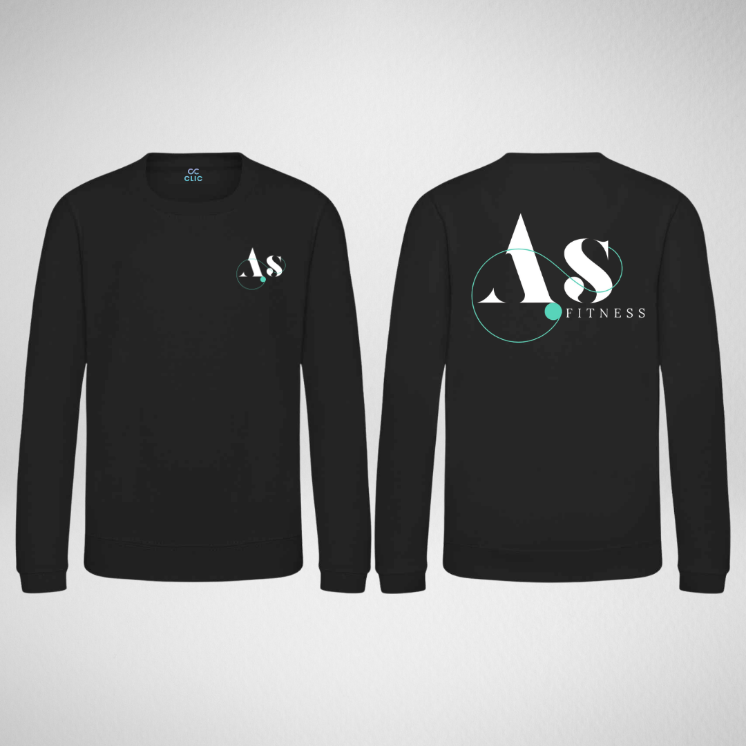 AS Fitness Black Sweatshirt