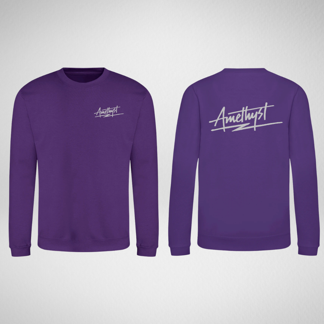 Amethyst Dance Pembrokeshire Purple Sweatshirt