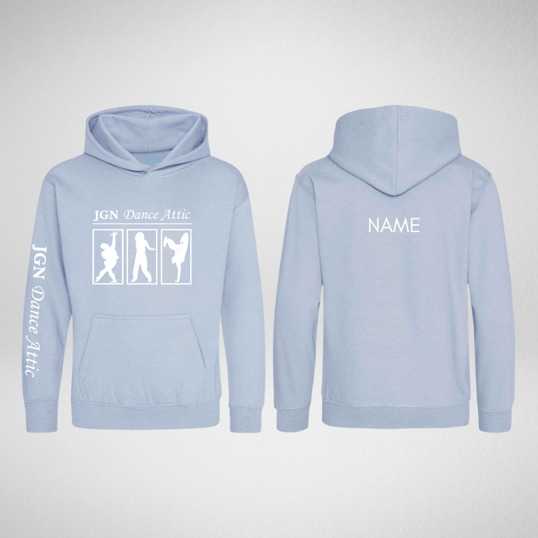 JGN Dance Attic Baby Blue Pullover Hoodie
