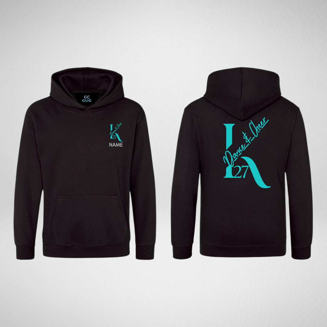 K27 Dance & Cheer Black Pullover Hoodie