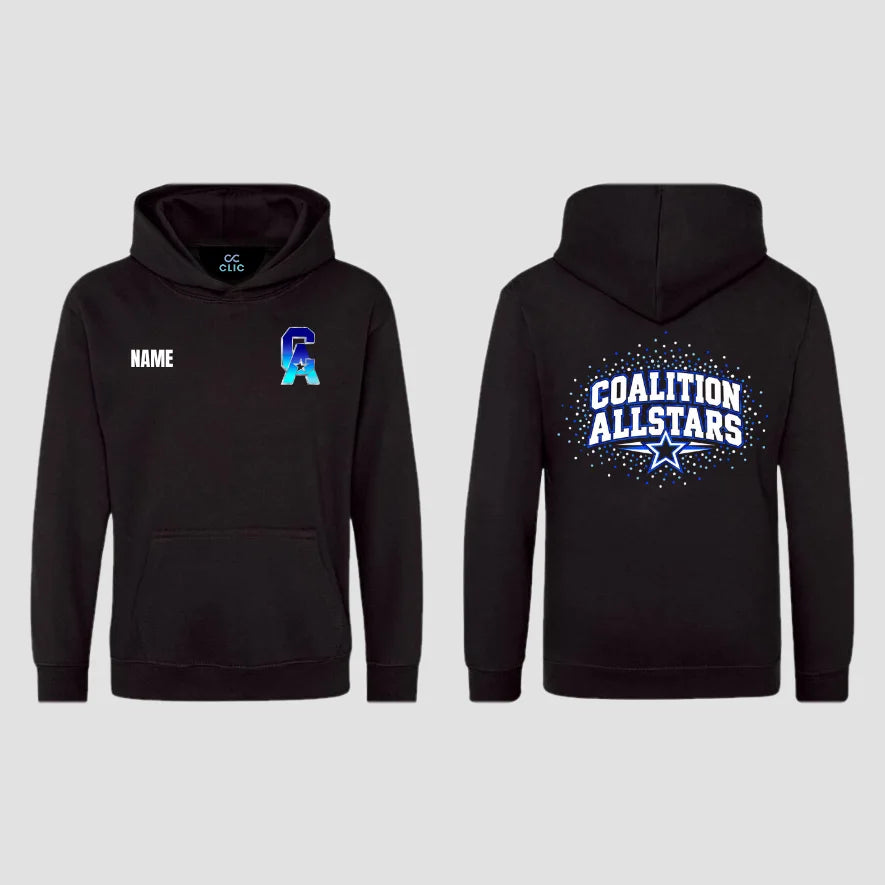 Coalition Allstars Black Pullover Hoodie