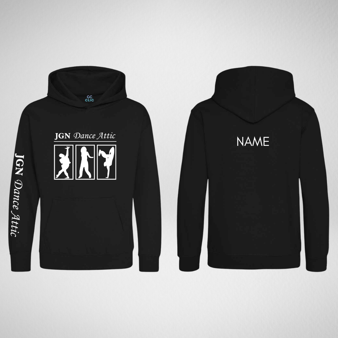 JGN Dance Attic Black Pullover Hoodie