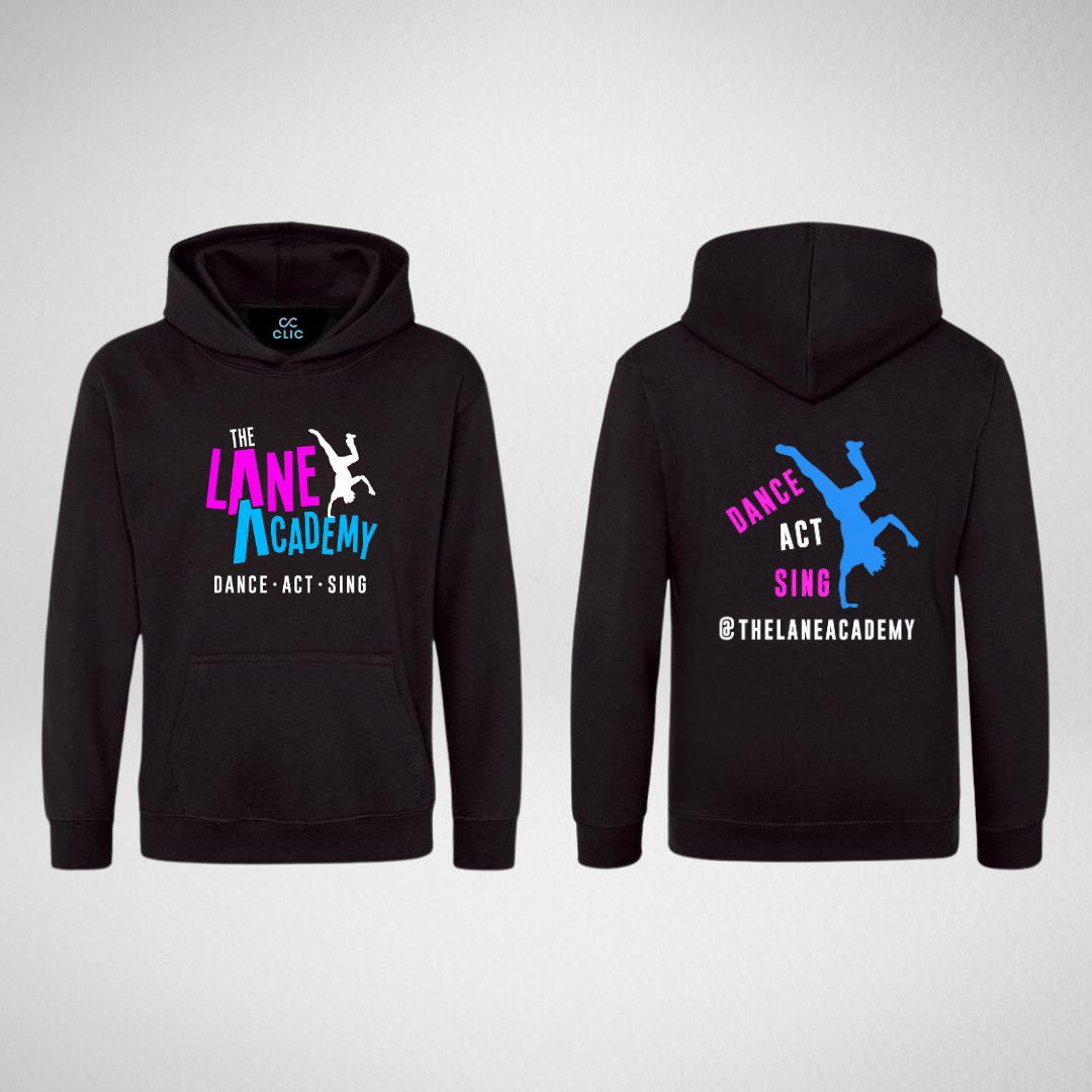 The Lane Academy Black Pullover Hoodie