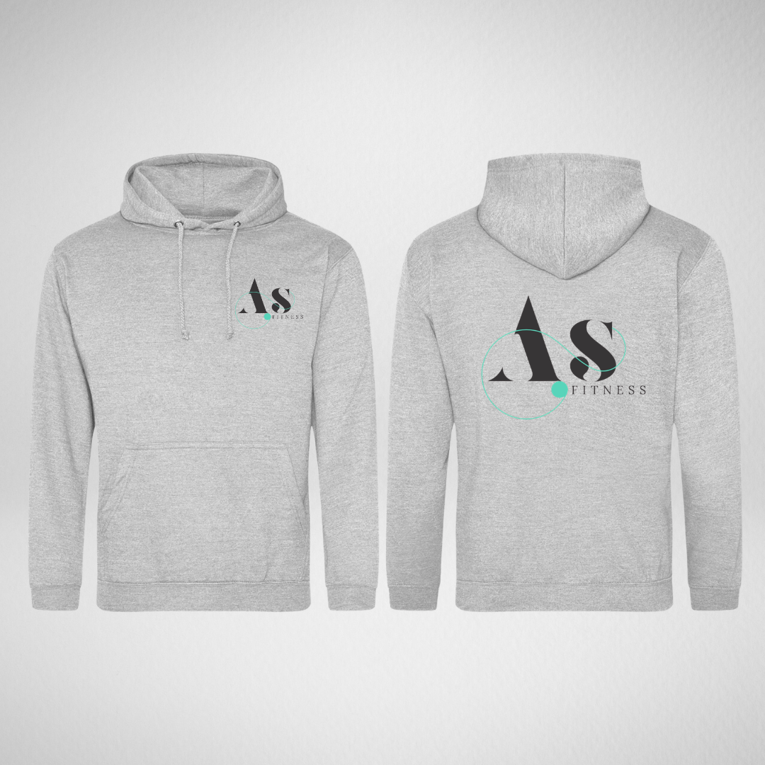AS Fitness Grey Pullover Hoodie