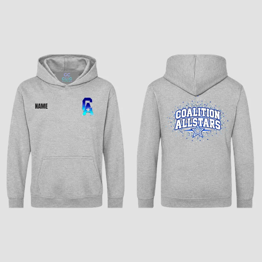 Coalition Allstars Grey Pullover Hoodie