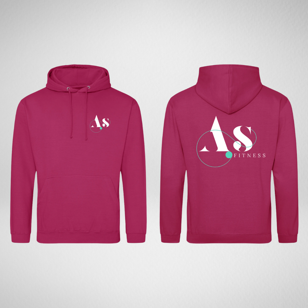 AS Fitness Hot Pink Pullover Hoodie