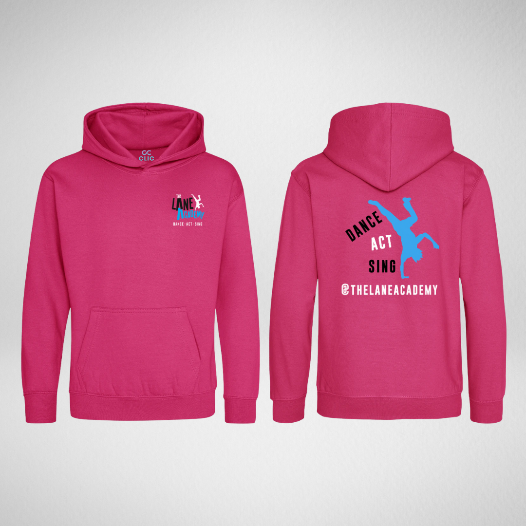 The Lane Academy Hot Pink Pullover Hoodie