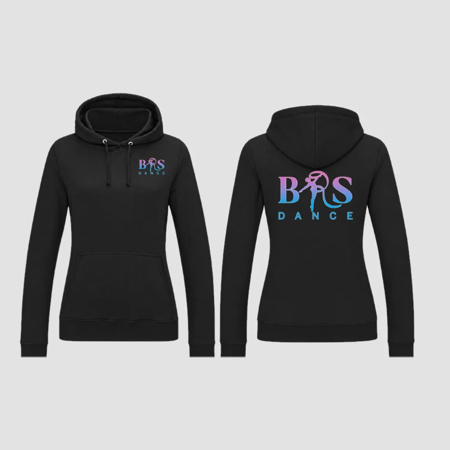 BRS-Dance Ltd Ladies Black Pullover Hoodie