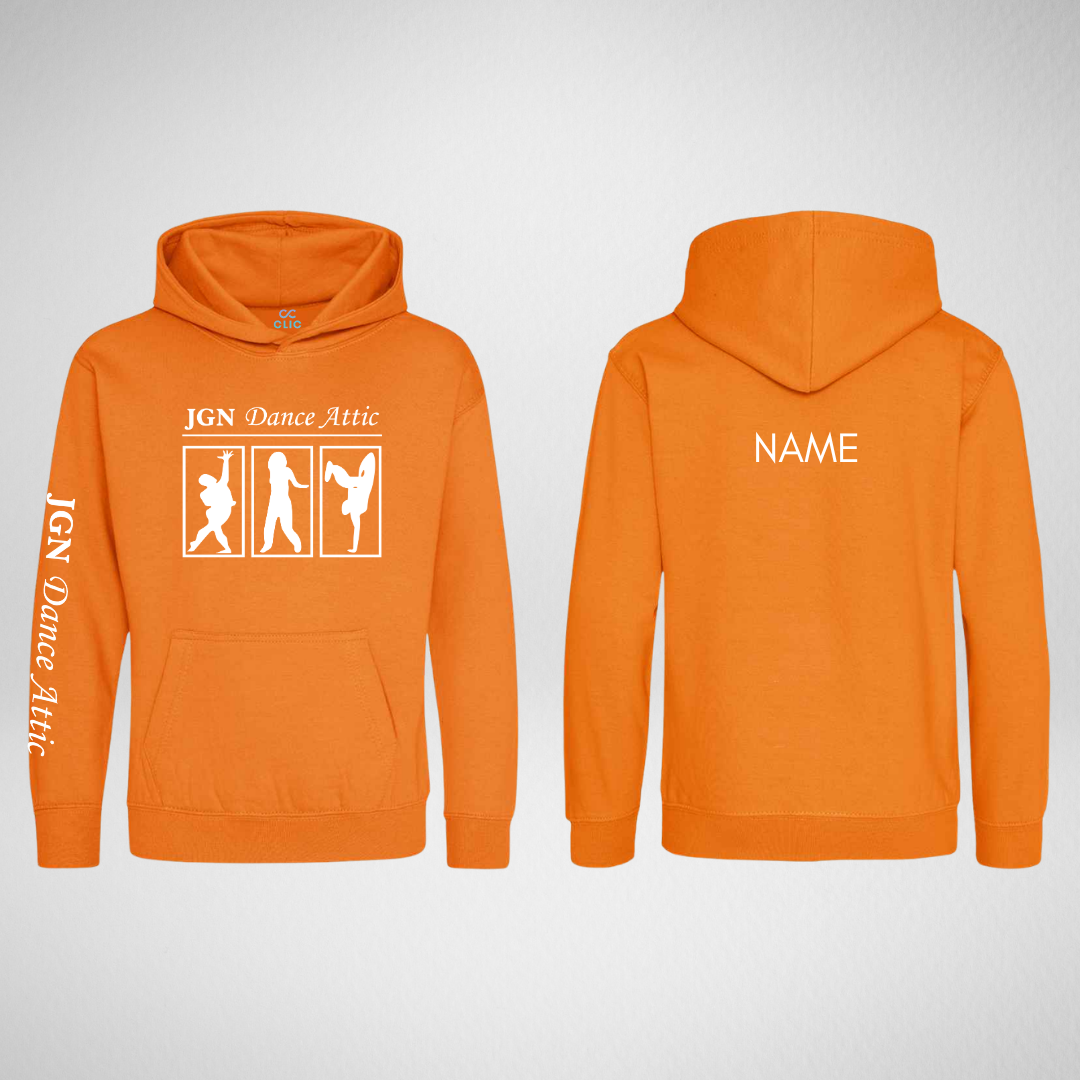 JGN Dance Attic Orange Crush Pullover Hoodie