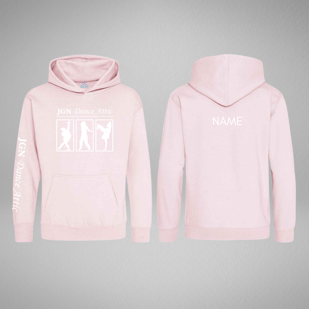 JGN Dance Attic Pink Pullover Hoodie