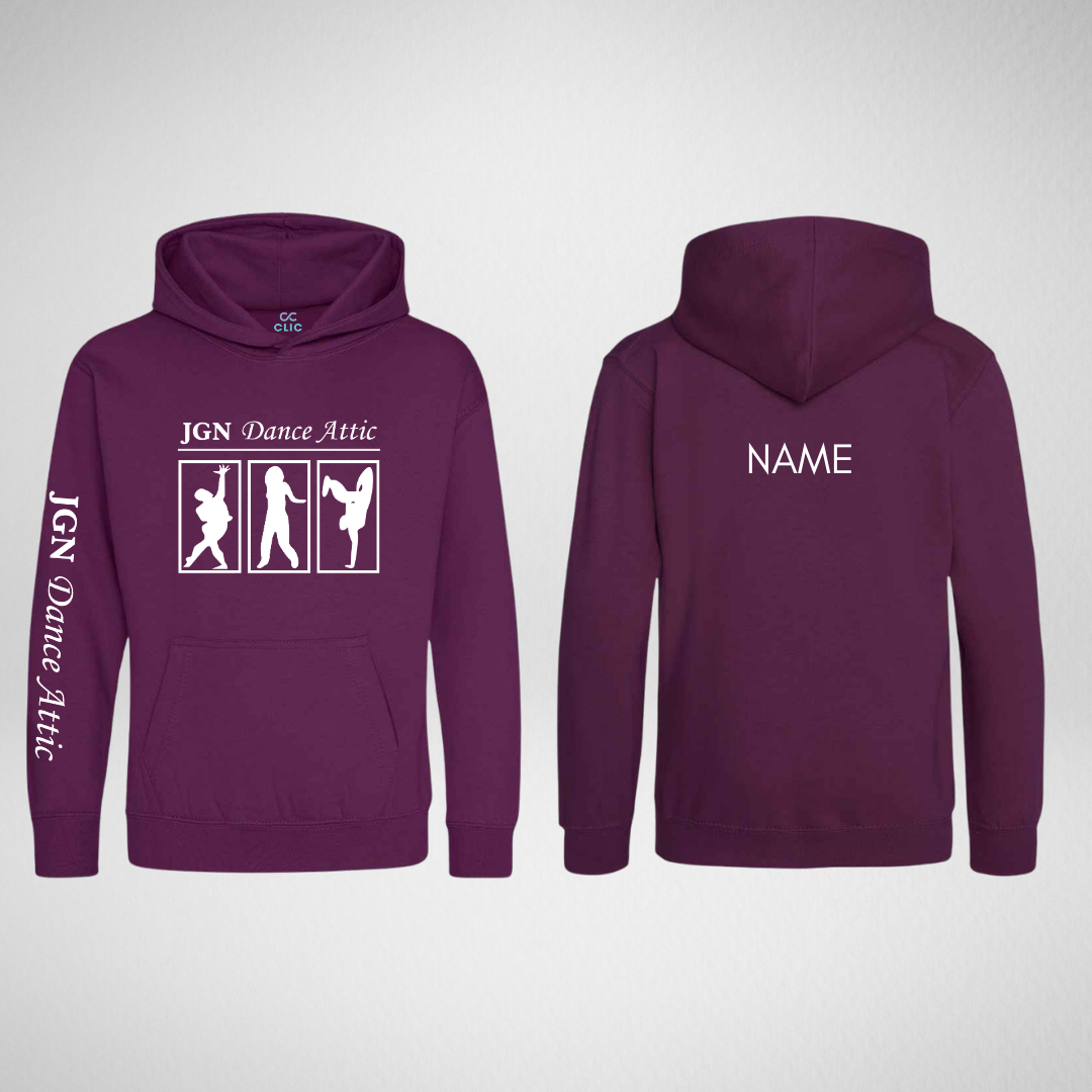 JGN Dance Attic Plum Pullover Hoodie
