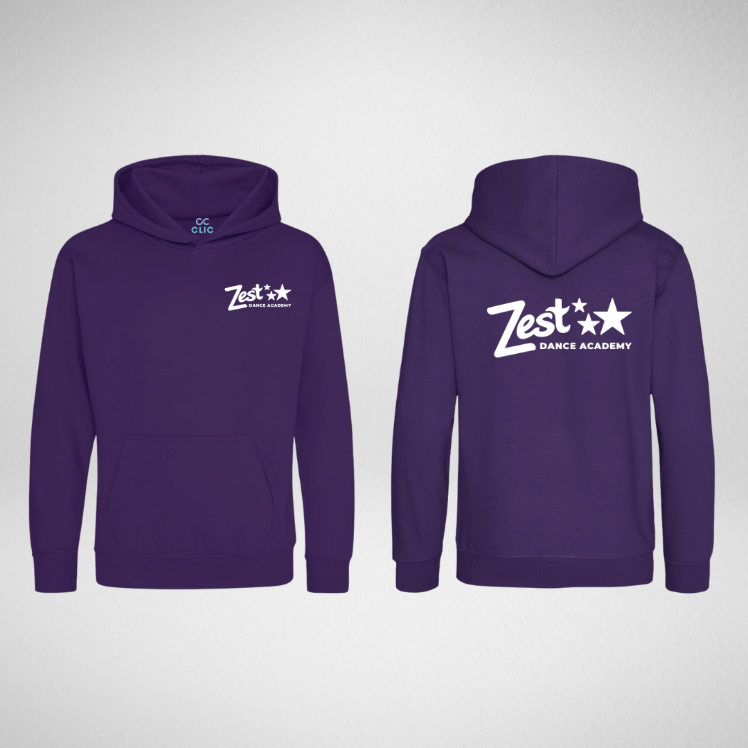 Zest Dance Academy Purple Pullover Hoodie
