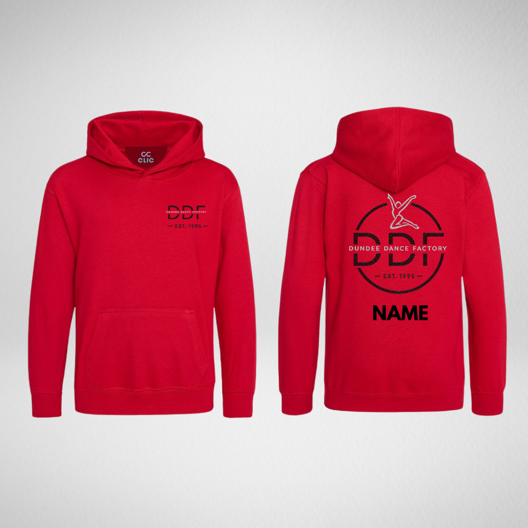 Dundee Dance Factory Red Pullover Hoodie