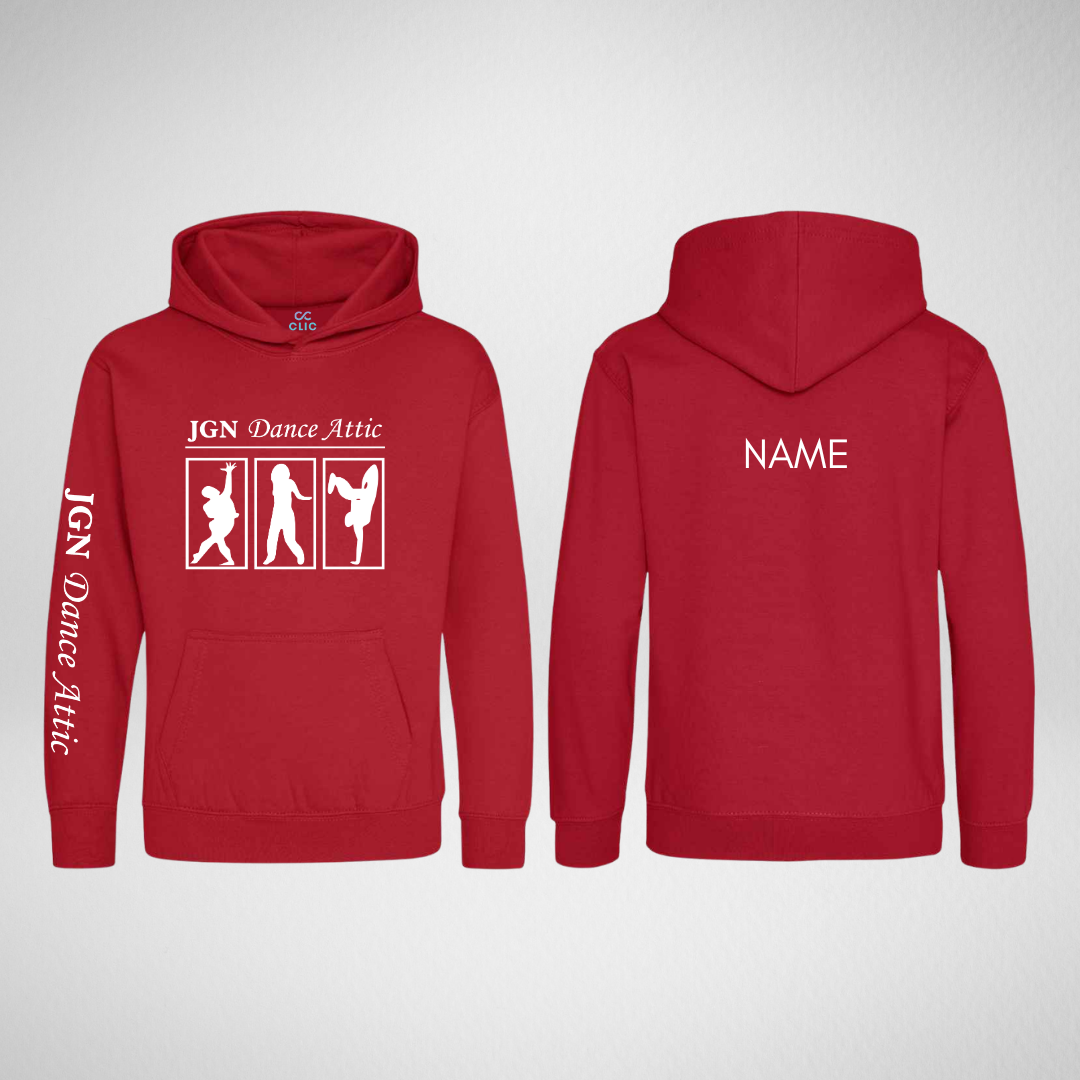 JGN Dance Attic Red Pullover Hoodie
