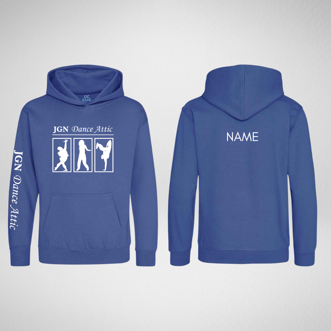 JGN Dance Attic Royal Blue Pullover Hoodie