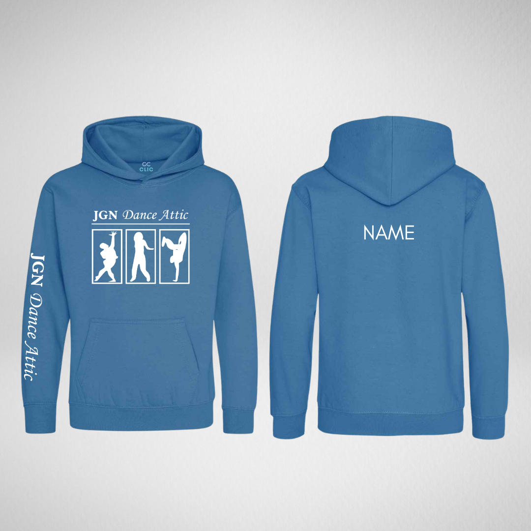 JGN Dance Attic Sapphrie Blue Pullover Hoodie