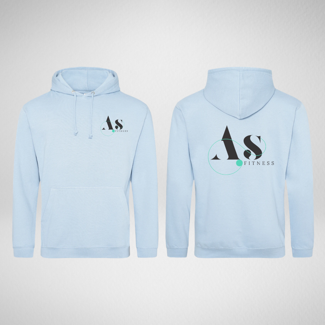 AS Fitness Sky Blue Pullover Hoodie