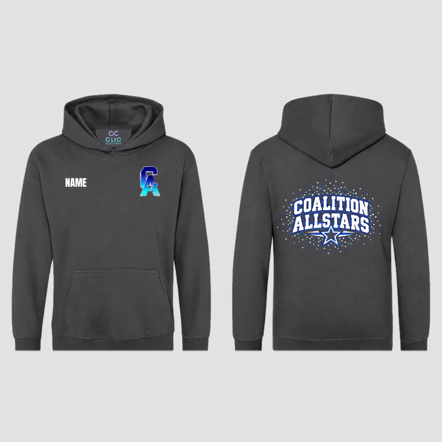 Coalition Allstars Storm Grey Pullover Hoodie