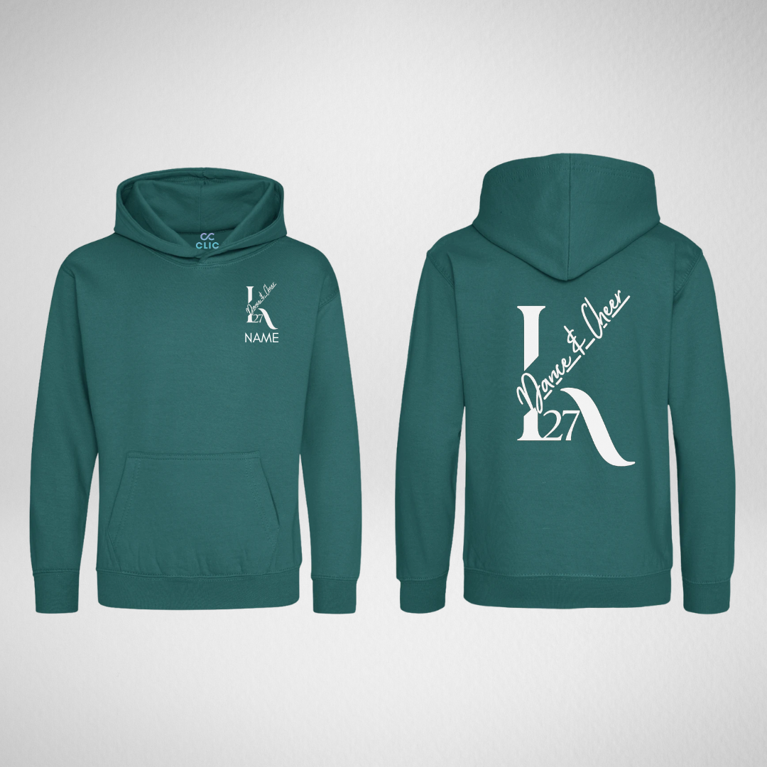 K27 Dance & Cheer Teal Pullover Hoodie