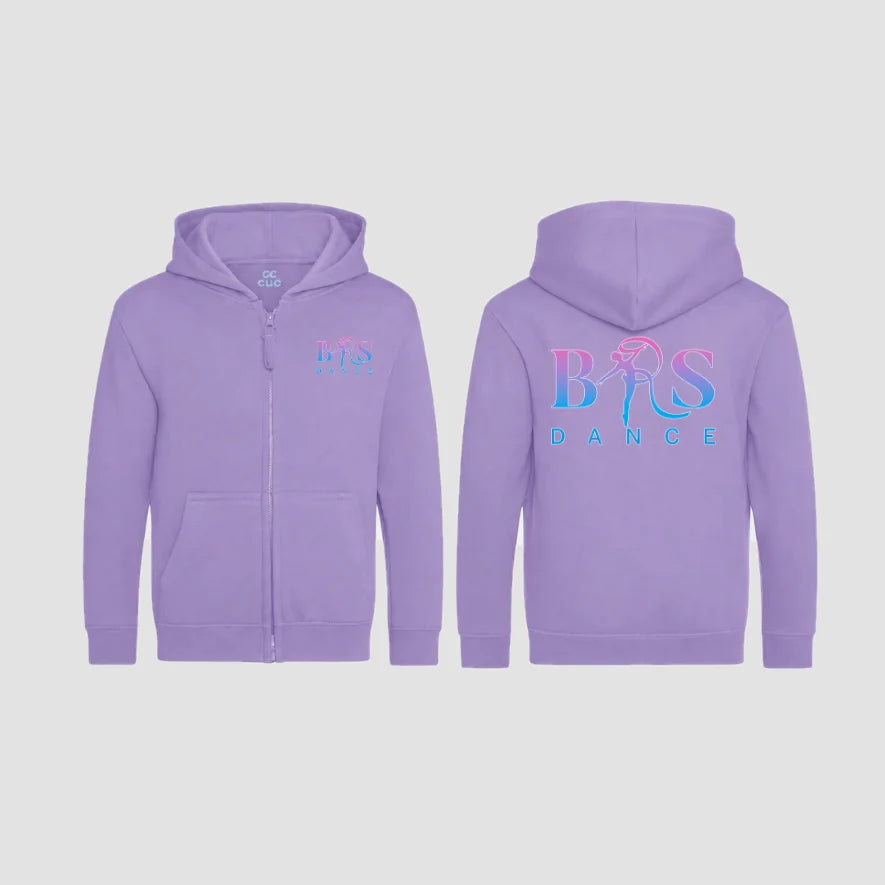 BRS-Dance Ltd Dance Lavender Zipped Hoodie